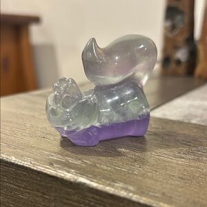 Fluorite Cheshire Cat from Alice in wonderland